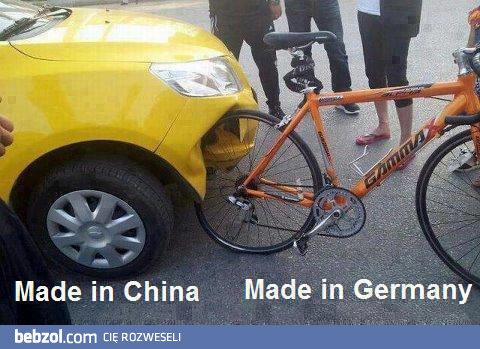 Made in China, made in germany