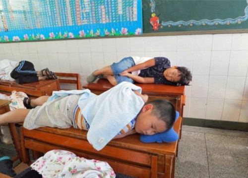 Przerwa w chińskiej szkole