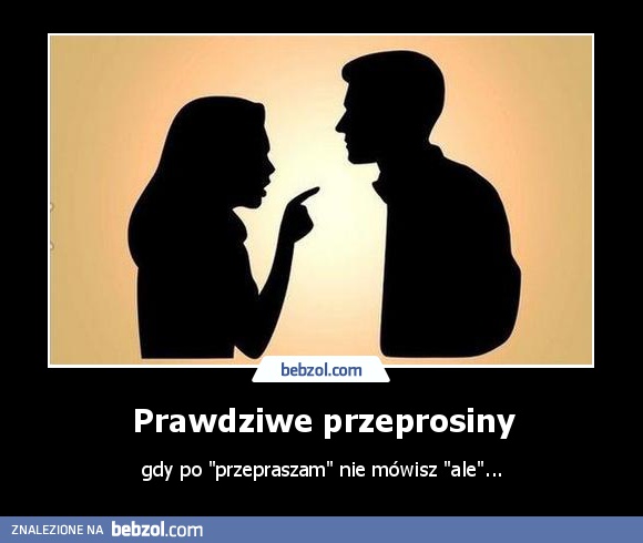 Prawdziwe przeprosiny