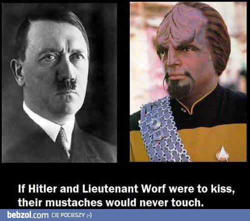 Gdyby Hitler i Lieutenant Worf się pocałowali....