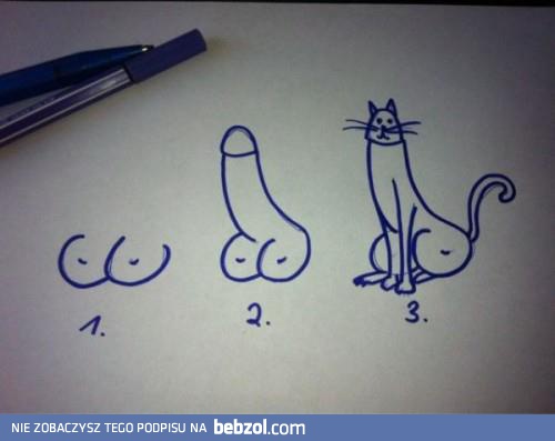 Jak narysować koteczka?