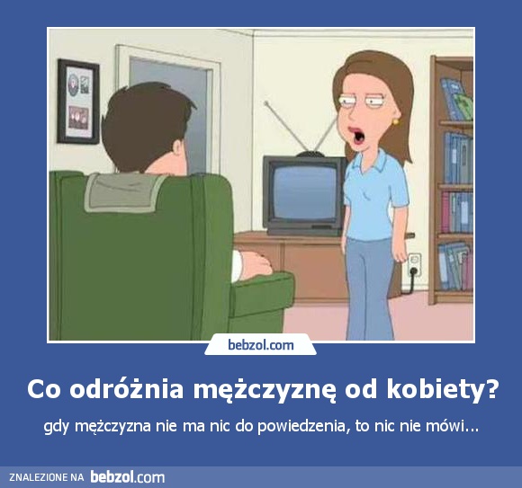 Co odróżnia mężczyznę od kobiety?