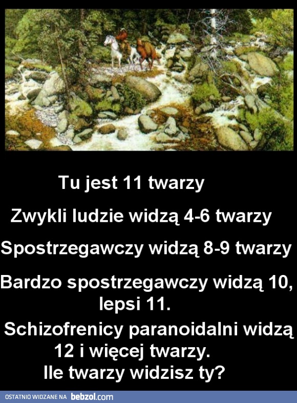 Ile twarzy widzisz?