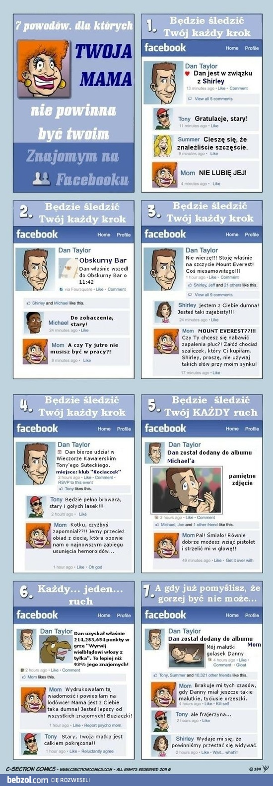 Twoja mama na facebooku