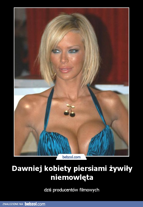 Dawniej kobiety piersiami żywiły niemowlęta