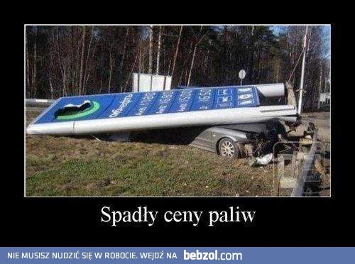 Spadły ceny paliw