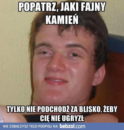 Popatrz jaki fajny kamień