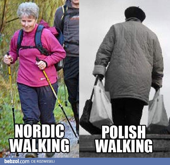 Nordic walking, polish walking