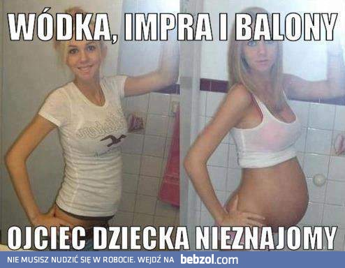 Wódka, impra i balony