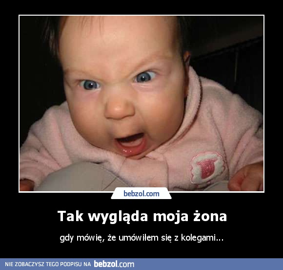 Tak wygląda moja żona