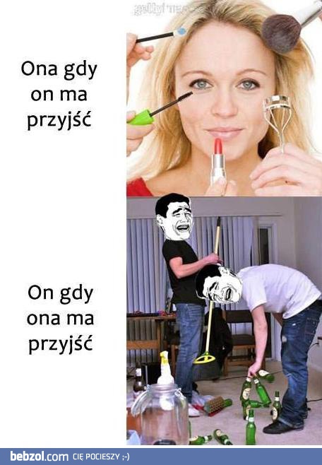 Gdy on/ona ma przyjść