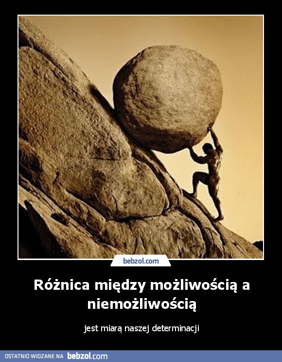 Różnica między możliwością a niemożliwością