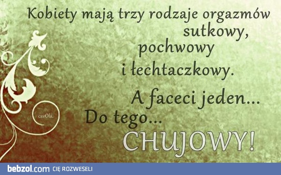 Trzy rodzaje orgazmów kobiety