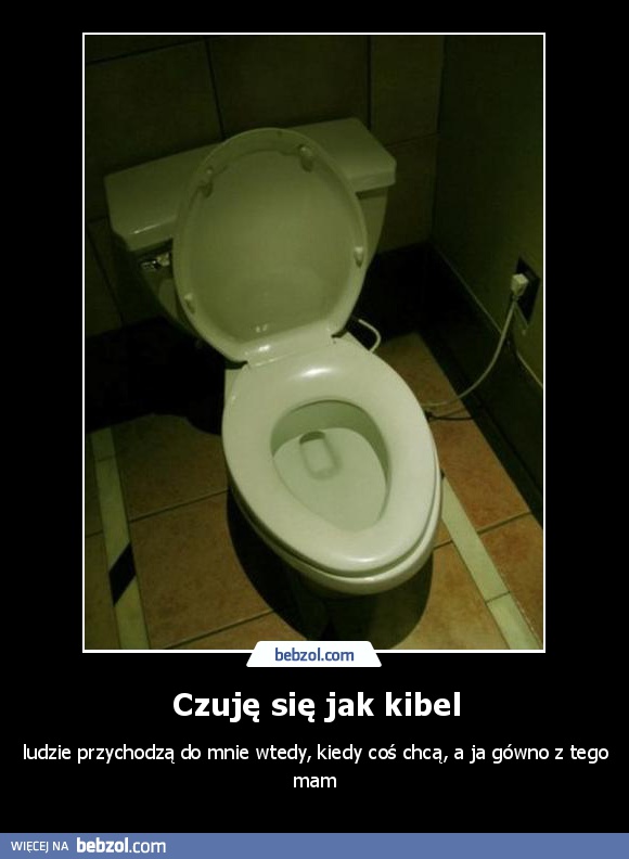 Czuję się jak kibel