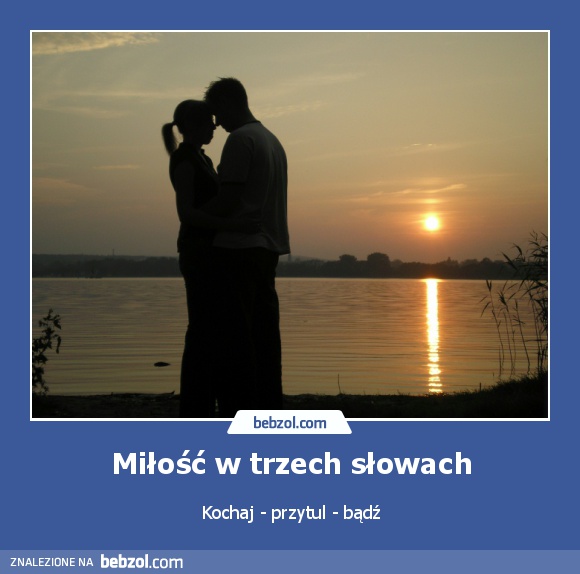 Miłość w trzech słowach