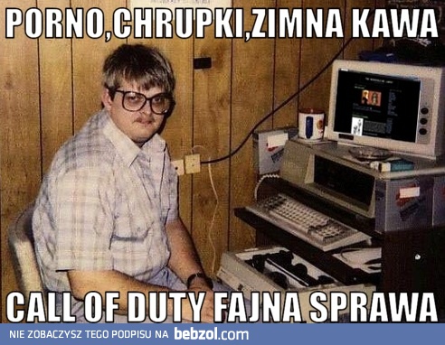 Porno, chrupki, zimna kawa...