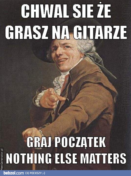 Chwal się, że grasz na gitarze