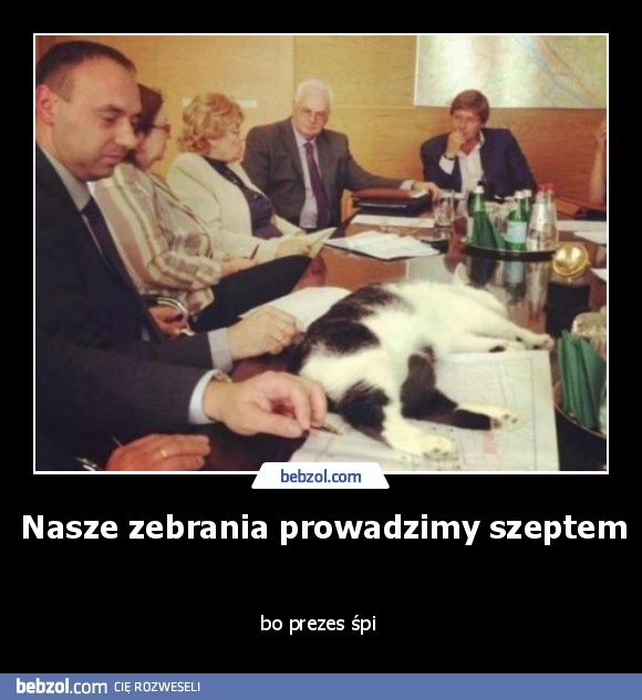 Nasze zebrania prowadzimy szeptem 