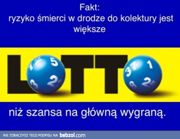 Lotto - ryzykowna gra