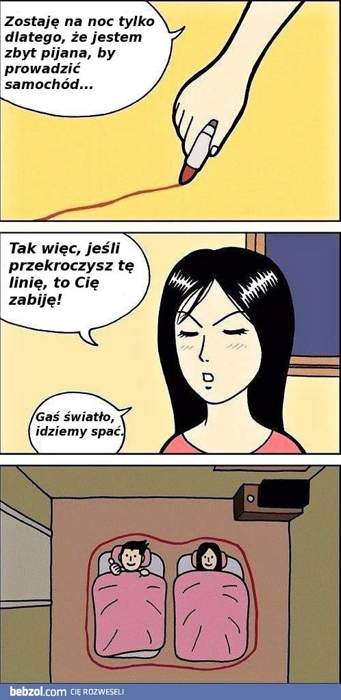 Jak przekroczysz linię to cię zabiję