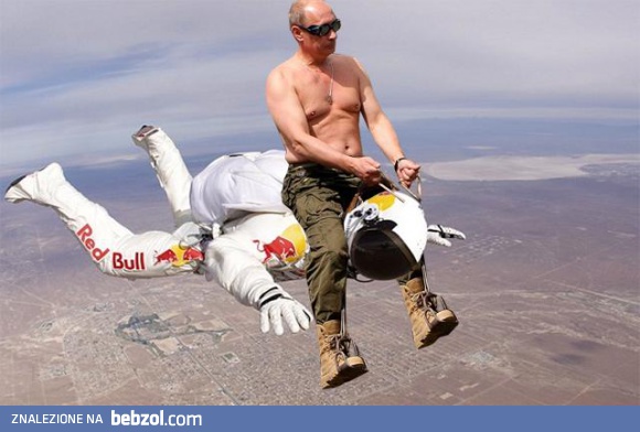 Putin śmiga na Feliksie