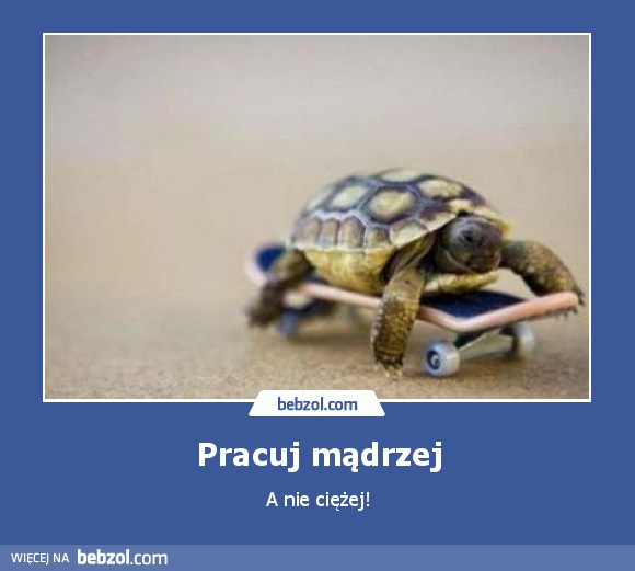 Pracuj mądrzej