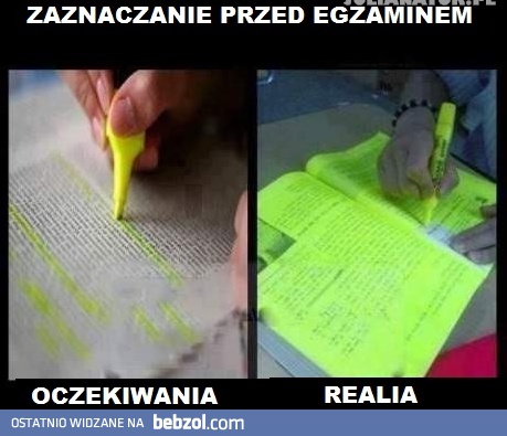 Oczekiwania vs. realia