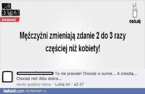 Kobieta zmienną jest?