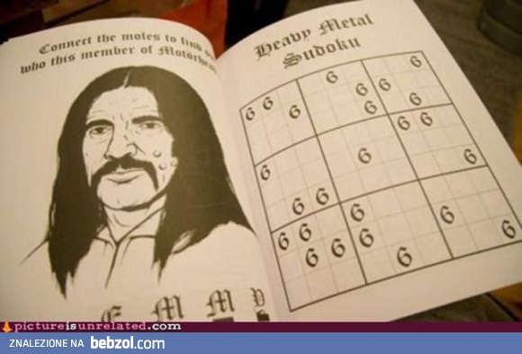 Heavy Metal Sudoku