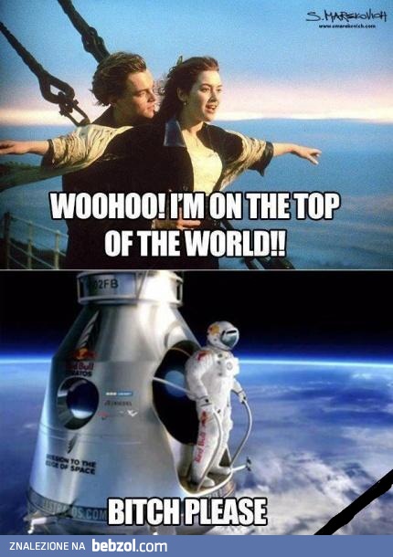 Felix Baumgartner vs. Kate Winslet