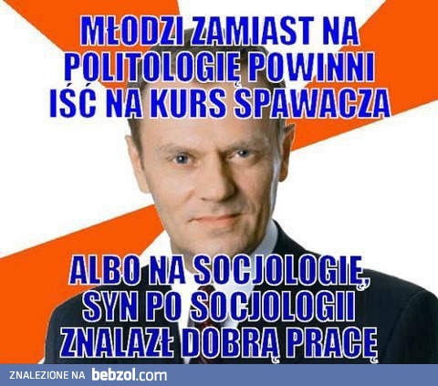 Socjologia to przyszłościowy kierunek dla synów premiera
