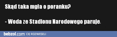 Skąd taka mgła o poranku?