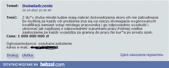 Oszukane pokolenie