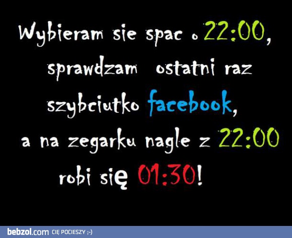 Gdy wybieram się spać