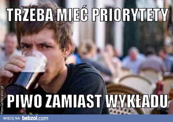 Studenckie priorytety