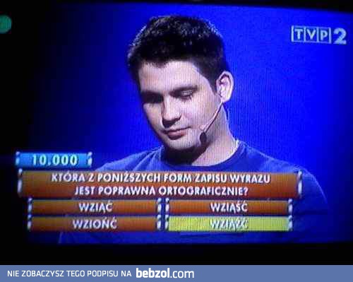 Trzeba było uważać w szkole