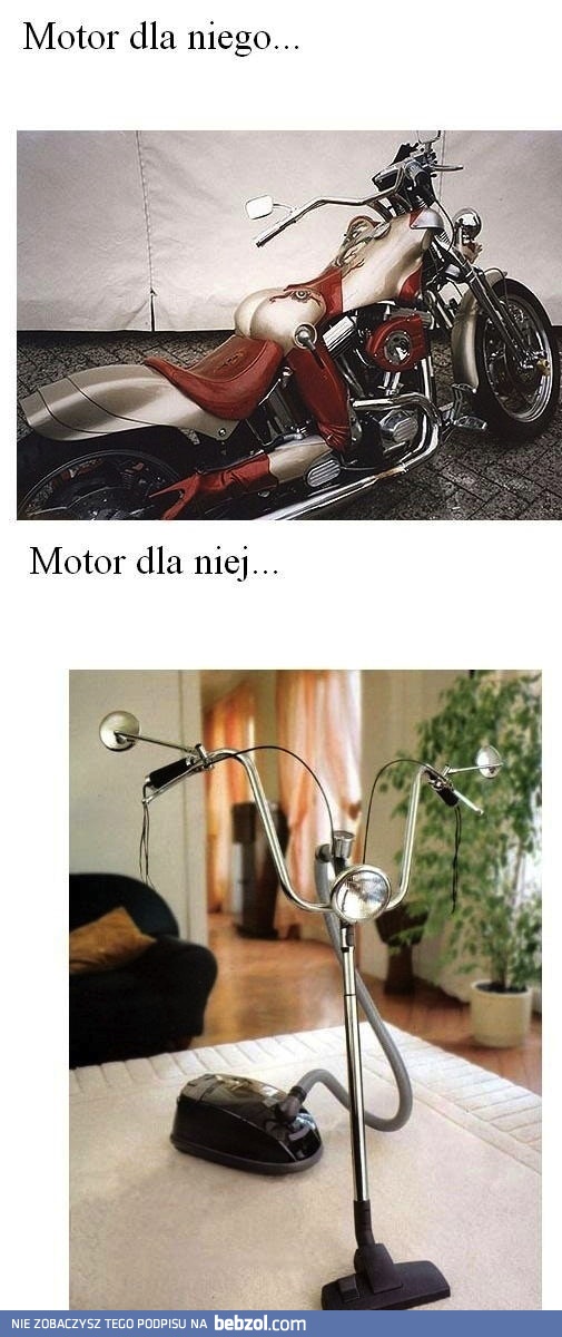 Motor dla niej i dla niego