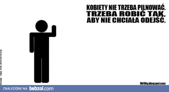 Kobiety nie trzeba pilnować