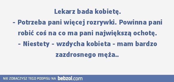 Lekarz bada kobietę