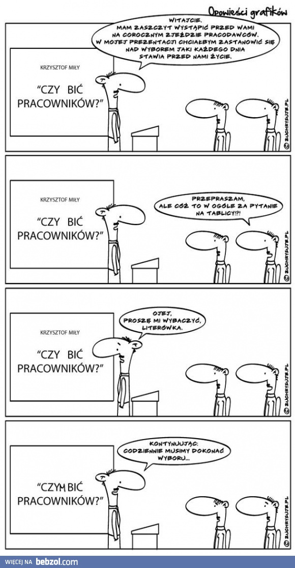 Czy bić pracowników?