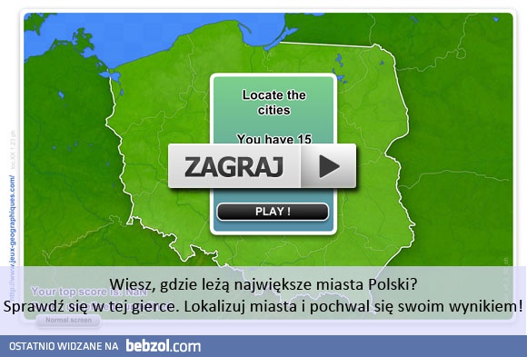 Myślisz, że znasz mapę Polski?