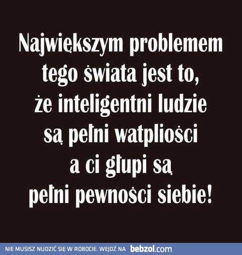 Największy problem tego świata