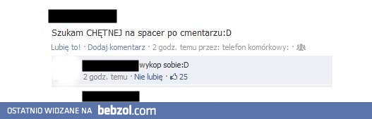 Spacer po cmentarzu