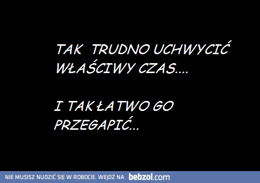 Tak trudno...