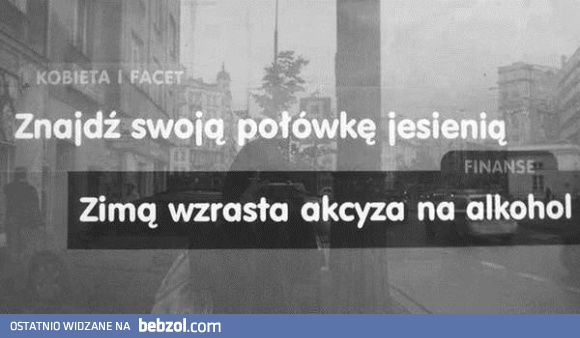 Znajdz swoją połówkę jesienią