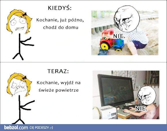 Kiedyś/teraz