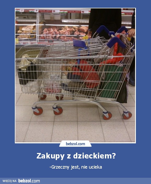 Zakupy z dzieckiem?