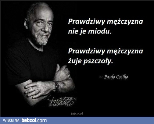 Mężczyzna nie je miodu