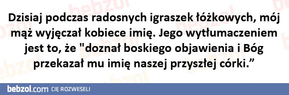 To musiał być boski seks