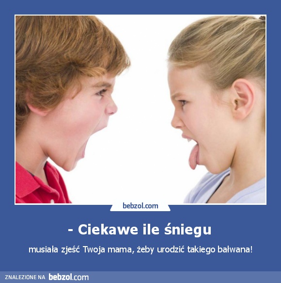 - Ciekawe ile śniegu 